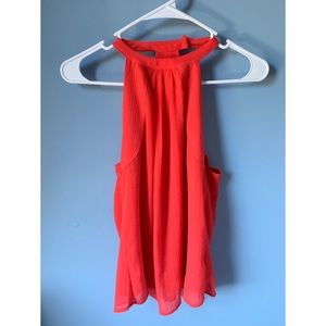 H&M Hot Pink/Coral Halter Top